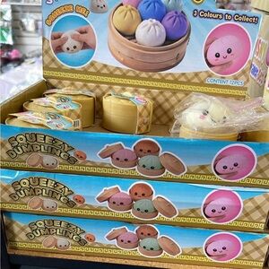 Squeezy Mini Dumpling Squishy Toy - Assorted Pastel Colors